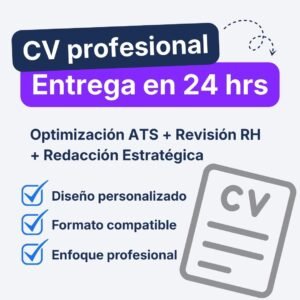 CV Profesional en 24 horas